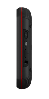 Garmin RV 785 & Traffic 7-inch GPS navigation system, refurbished, black with red trim.