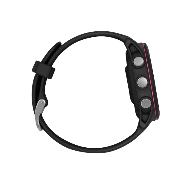 Garmin Forerunner 255S Music smartwatch, black/red, GPS running watch, Garmin Certified Refurbished