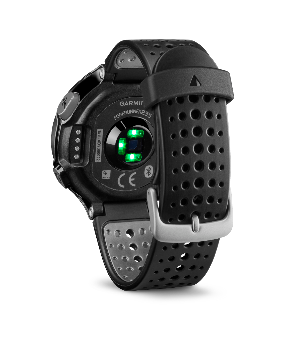 Garmin Forerunner 235, Black & Gray, Premium Fitness GPS Smartwatch for Runners (010-03717-54) by Garmin