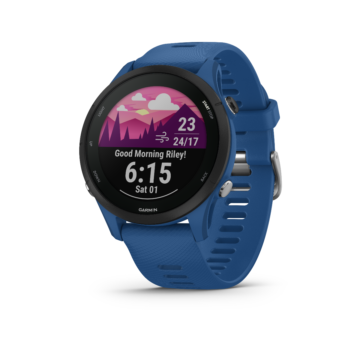 Garmin Forerunner 255, Tidal Blue, Premium Fitness GPS Smartwatch for Runners (Garmin Certified Refurbished) by Garmin