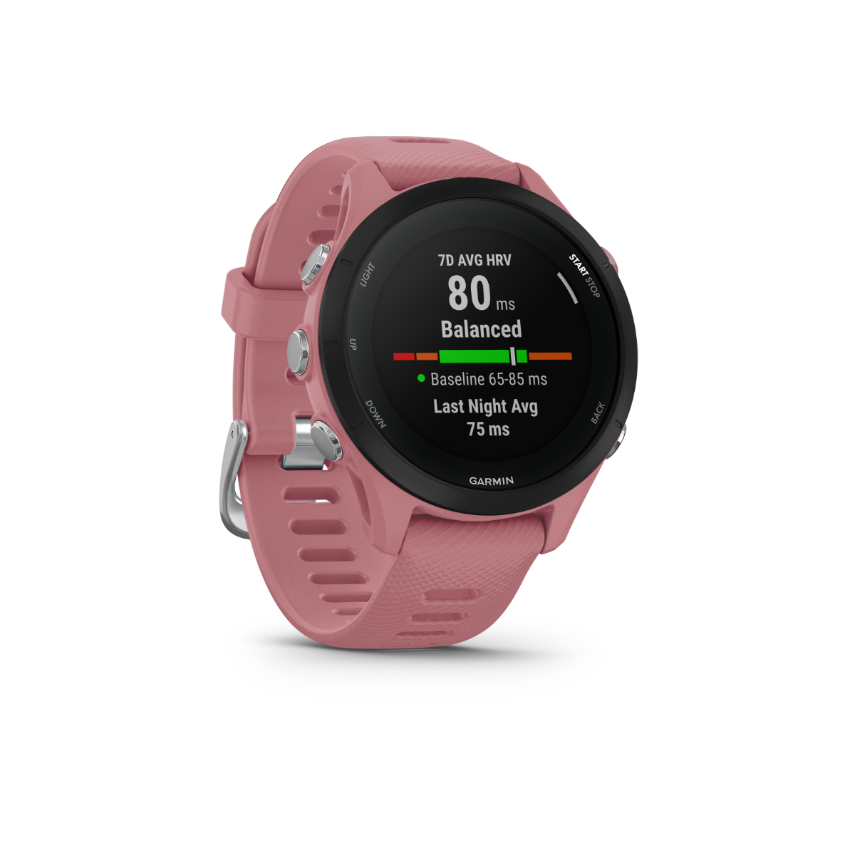 Garmin Forerunner 255S, Light Pink, Premium Fitness GPS Smartwatch for Runners (010-02641-03) by Garmin