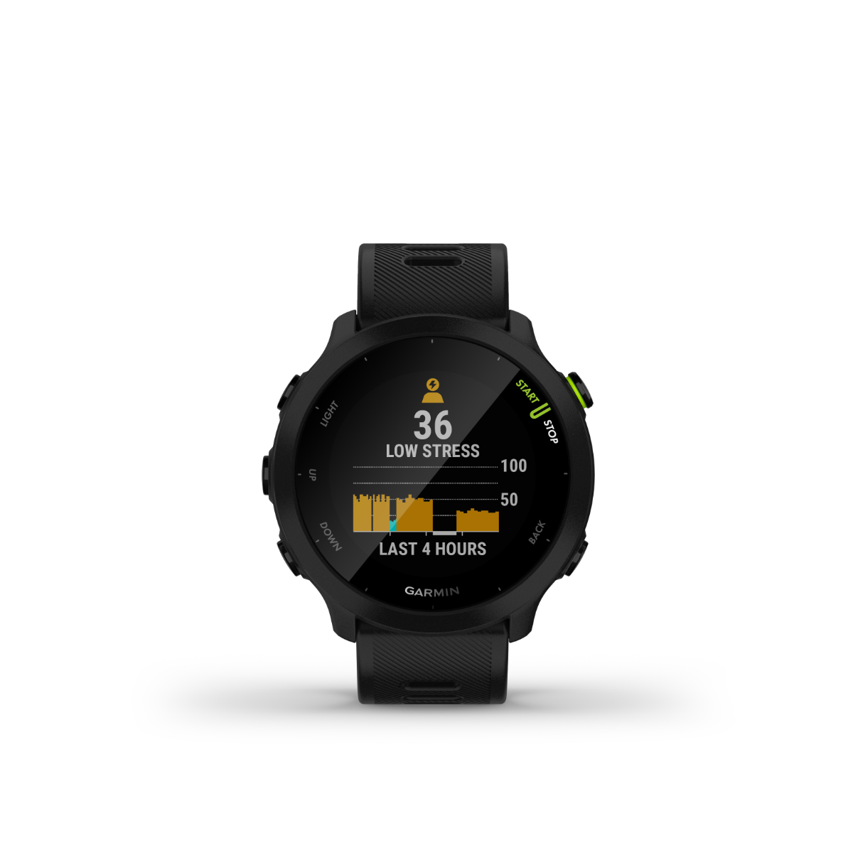 Garmin Forerunner 55, Black, GPS Fitness Smartwatch (010-02562-00) by Garmin