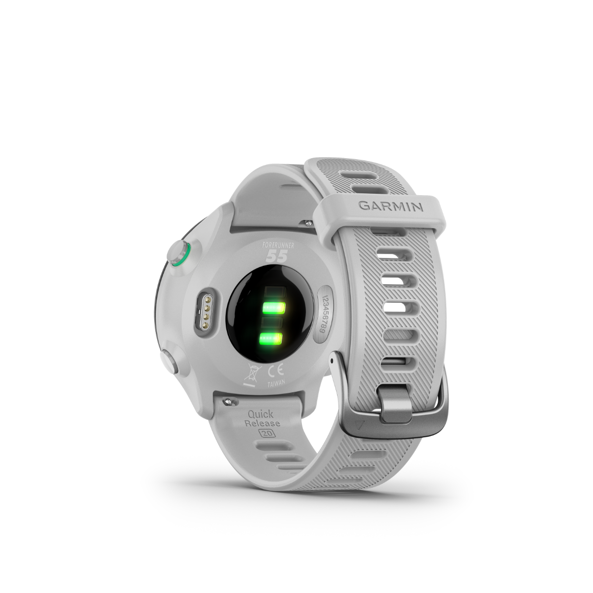 Garmin Forerunner 55 smartwatch, white, certified refurbished