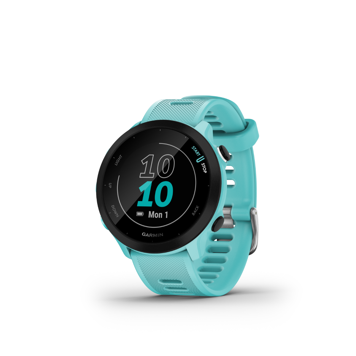 Garmin Forerunner 55 Aqua GPS fitness smartwatch, certified refurbished with aqua band