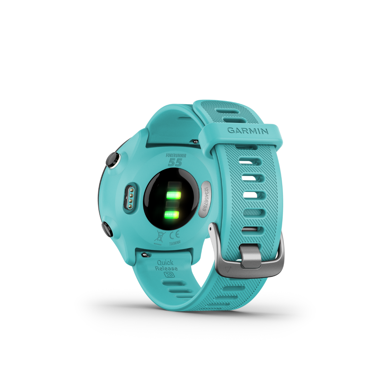 Garmin Forerunner 55 Aqua GPS fitness smartwatch, certified refurbished, aqua band