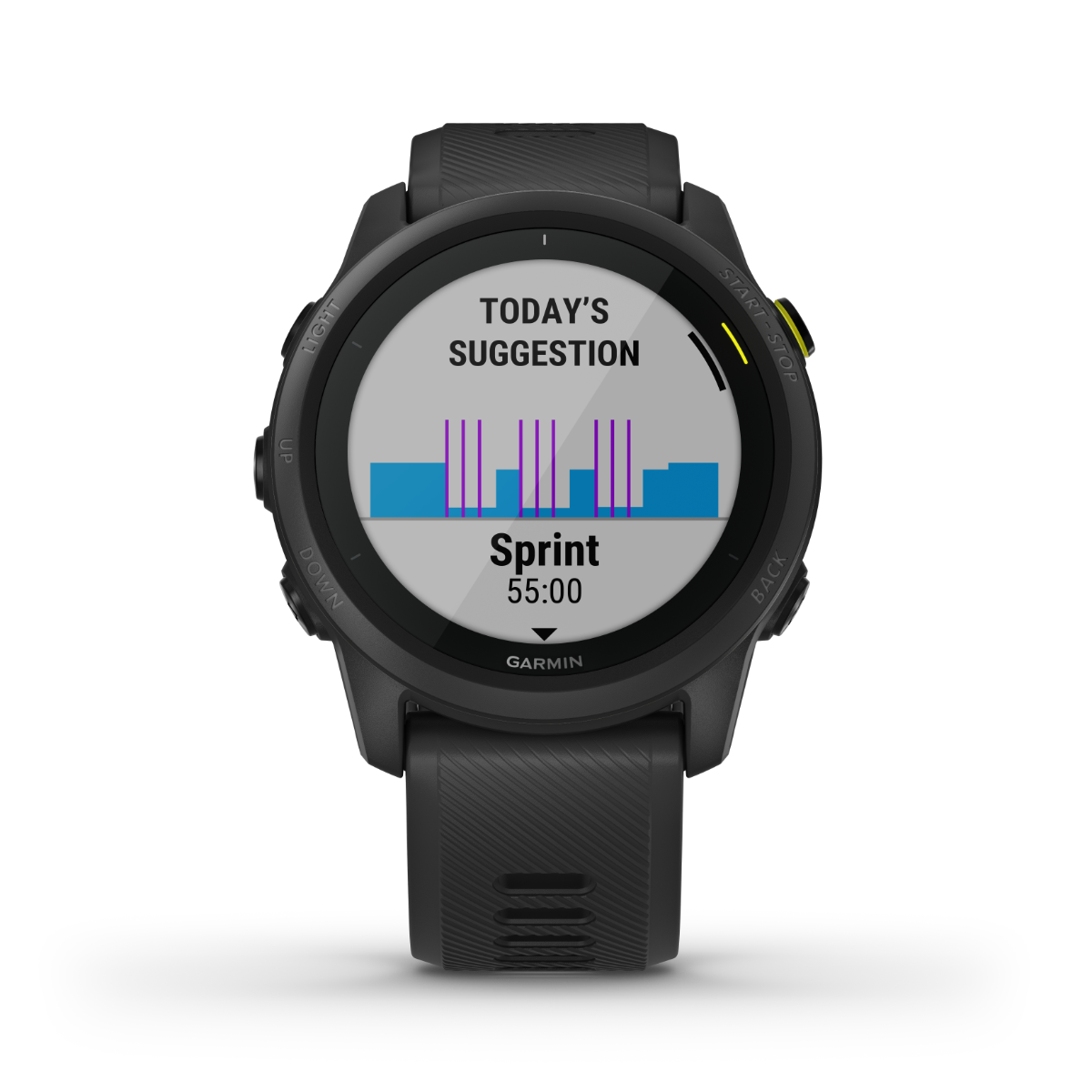 Garmin Forerunner 745 black fitness GPS smartwatch for runners, certified refurbished