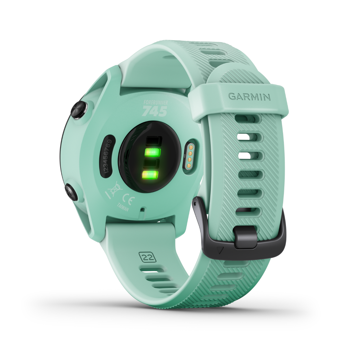 Garmin Forerunner 745 Tropic mint-green GPS smartwatch, certified refurbished