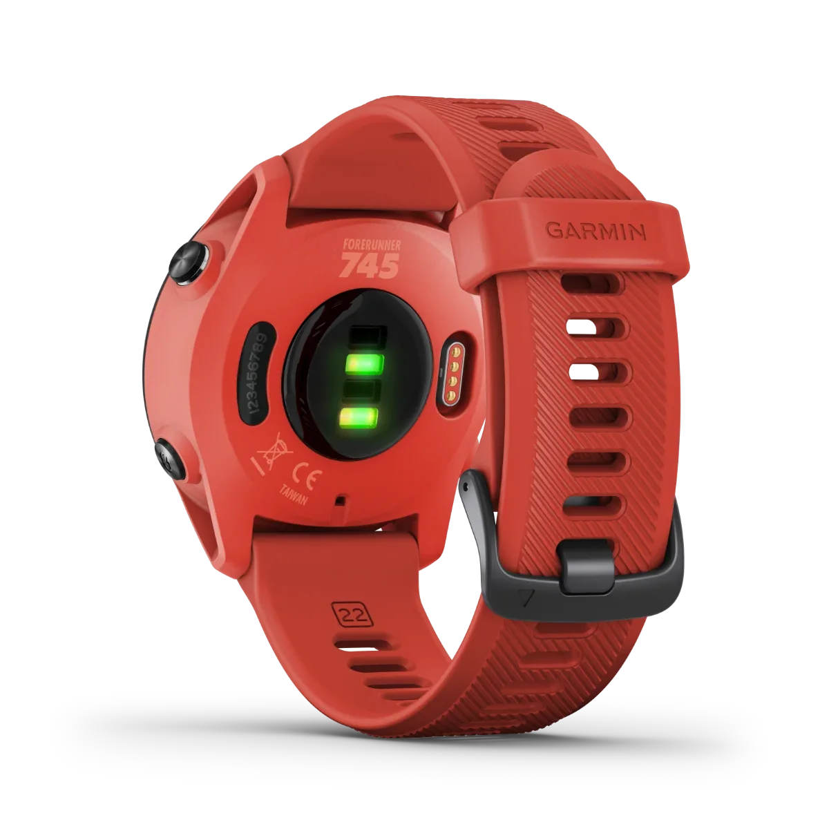 Garmin Forerunner 745 red GPS smartwatch for runners, Garmin Certified Refurbished