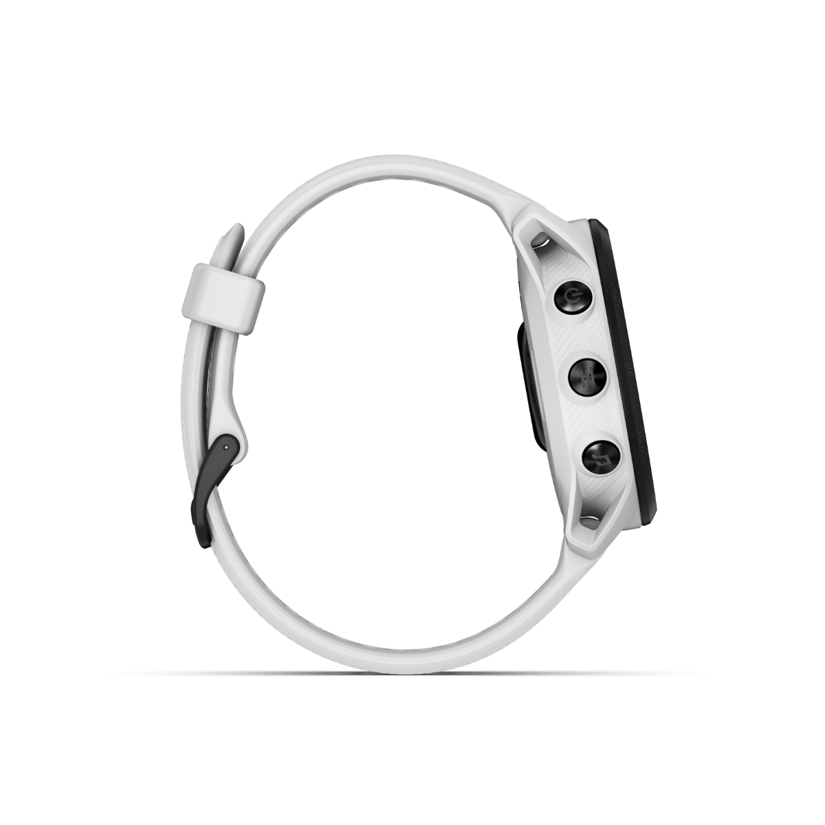 Garmin Forerunner 945 LTE smart watch, Whitestone with white silicone band