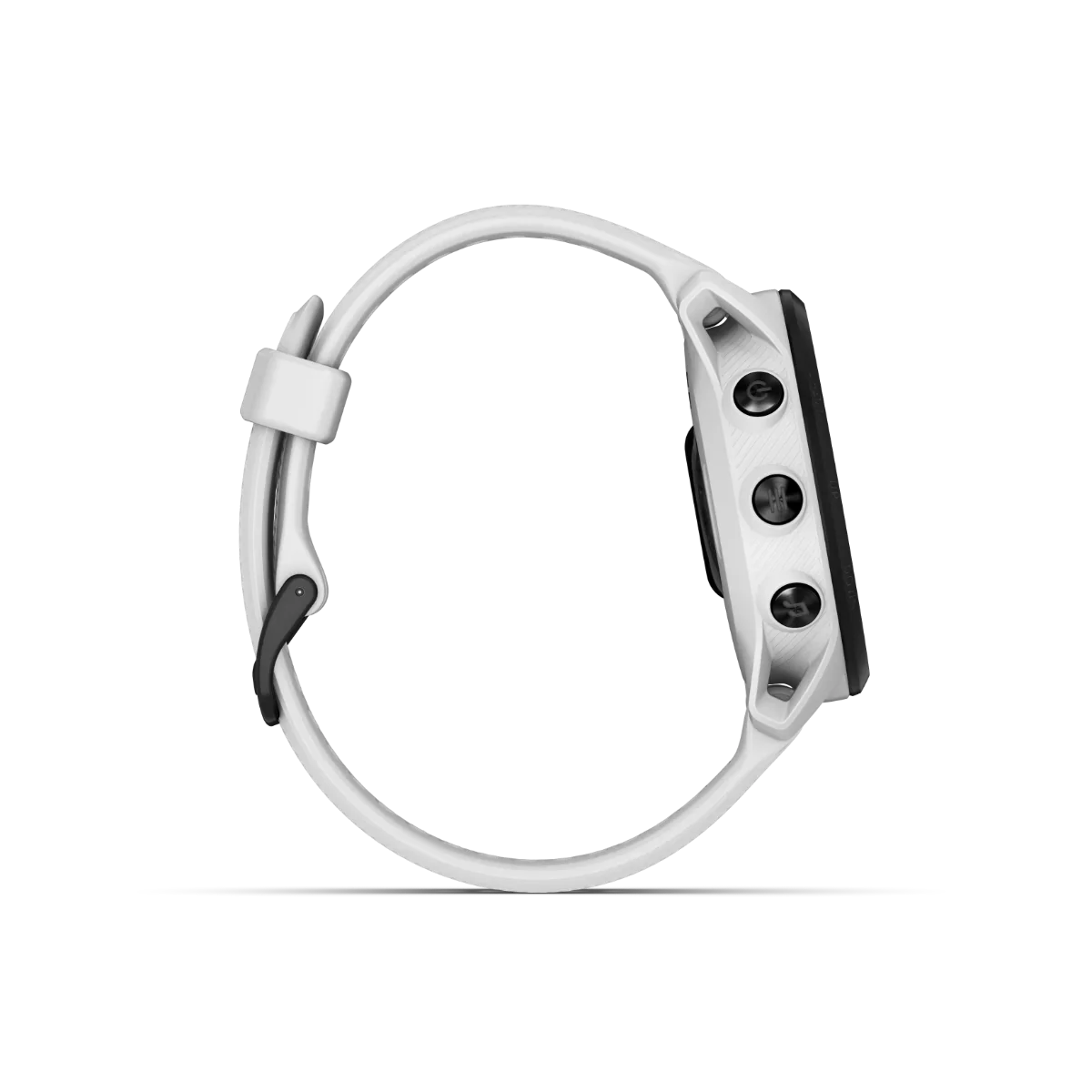 Garmin Forerunner 945 LTE smart watch, Whitestone with white silicone band