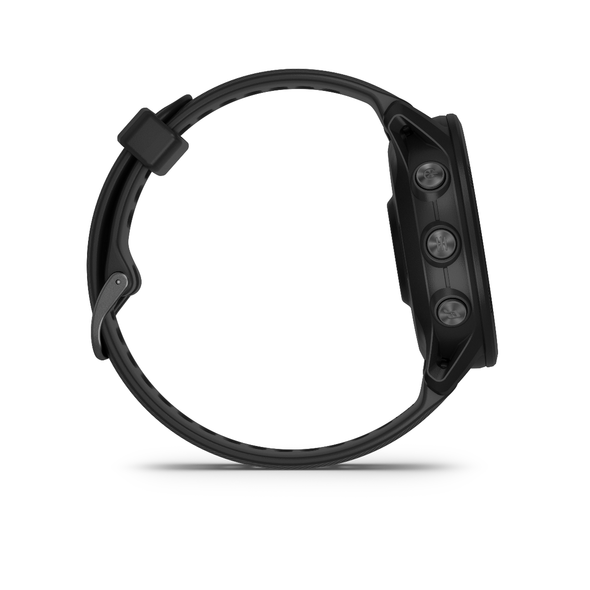Garmin Forerunner 955 Solar Black smart watch with three side buttons