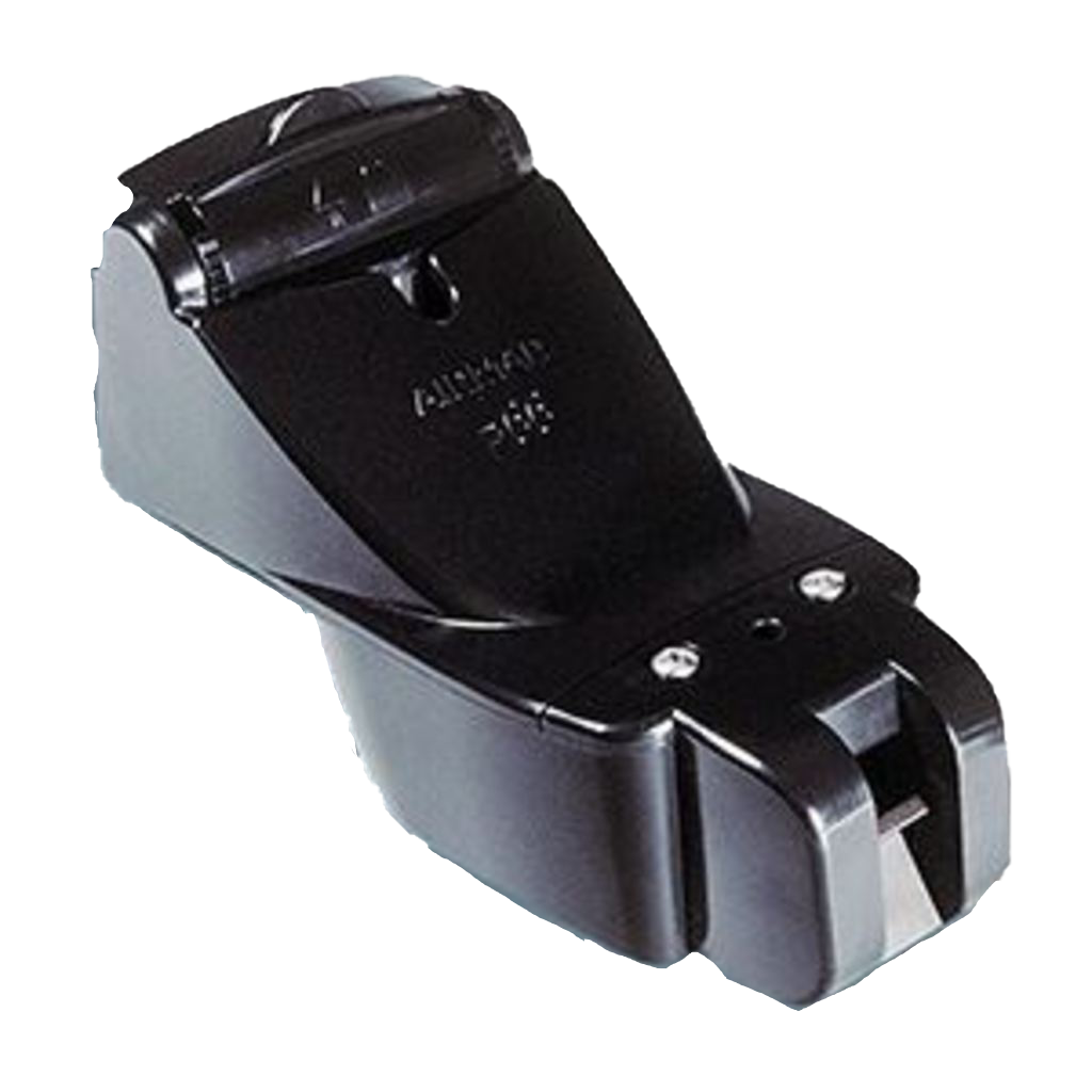 Garmin AIRMAR P66 transom transducer, black plastic housing