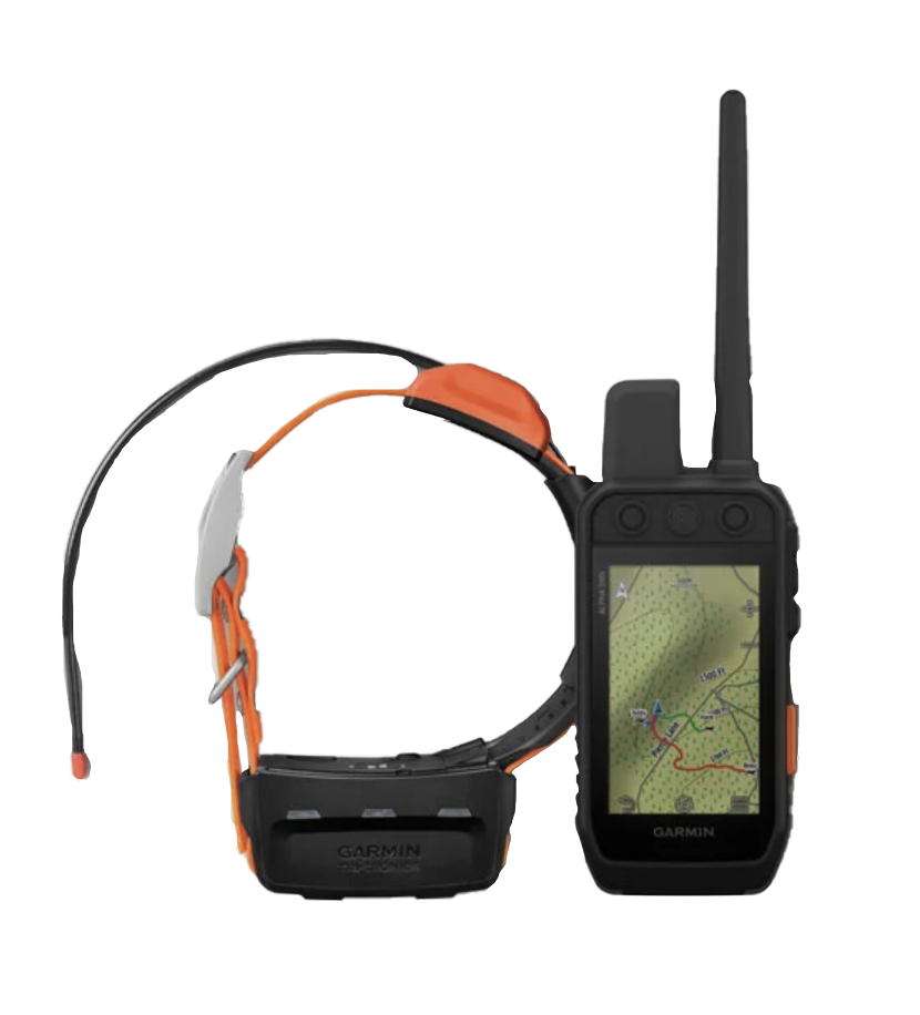 Garmin Alpha 200i bundle: handheld GPS unit and orange T5 dog collar (2-piece set)