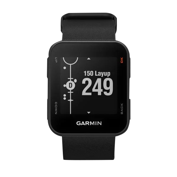 Garmin Approach S10 Golf GPS Smartwatch with rangefinder, Black strap