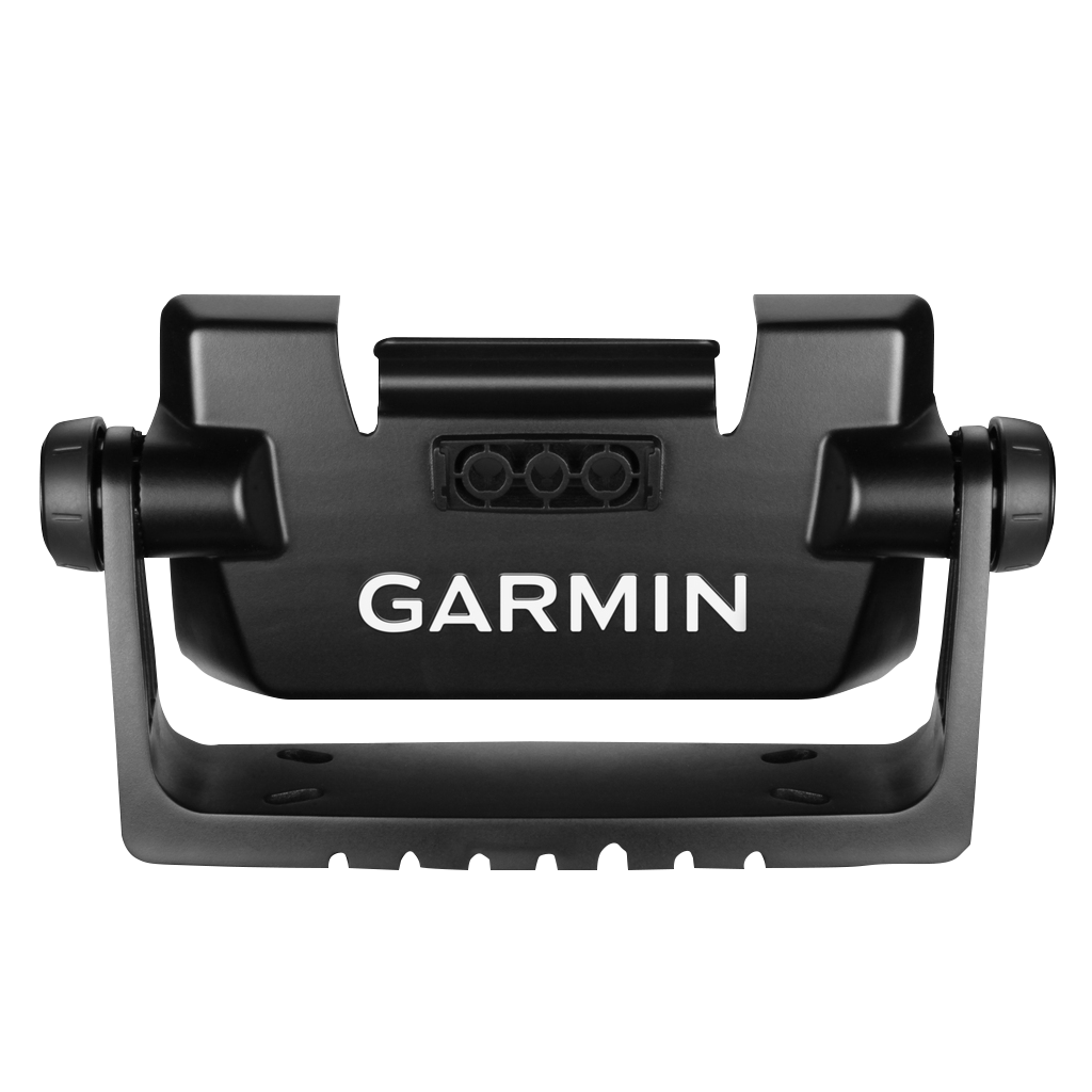 Garmin bail mount with knobs for EchoMAP, black marine chartplotter accessory (010-12233-03)