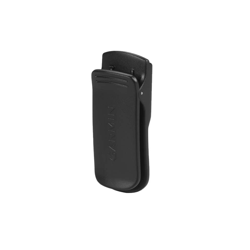 Garmin belt clip in black plastic for spine-mount GPS accessory