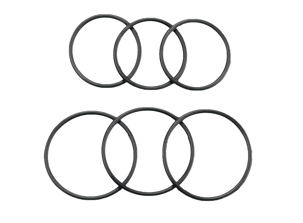 Garmin bike mount elastic bands, set of 6, black, compatible with Garmin cycling computers