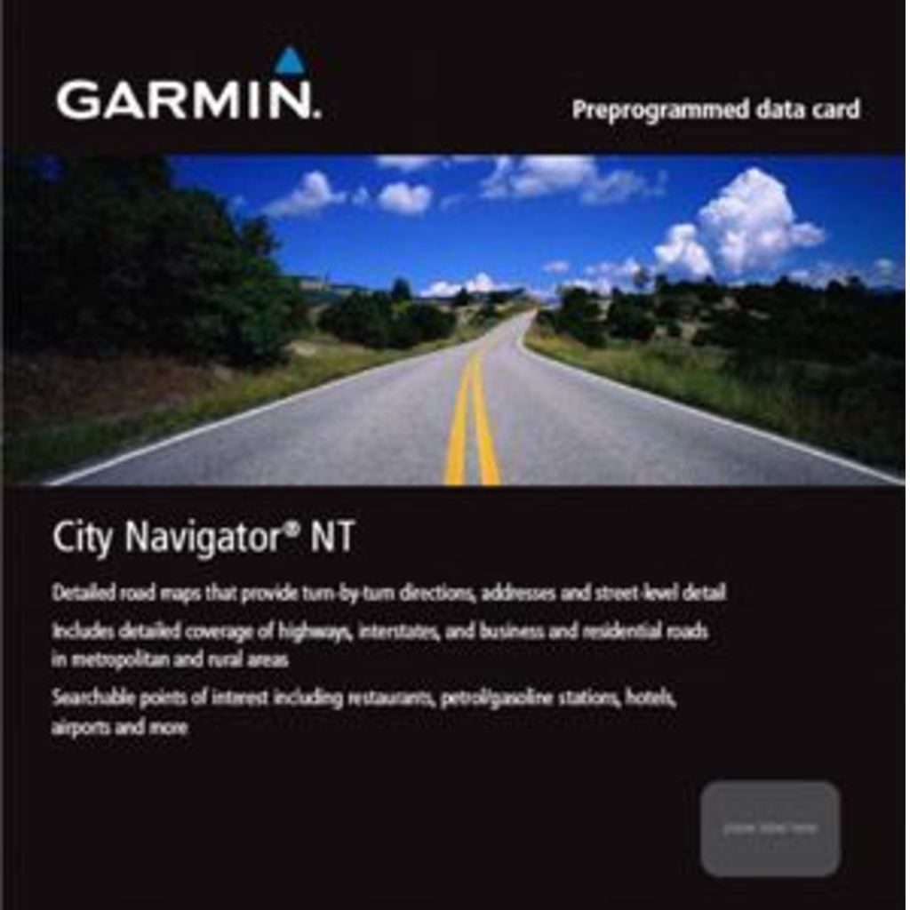 Garmin City Navigator NT Europe UK & Ireland microSD card for Garmin GPS devices