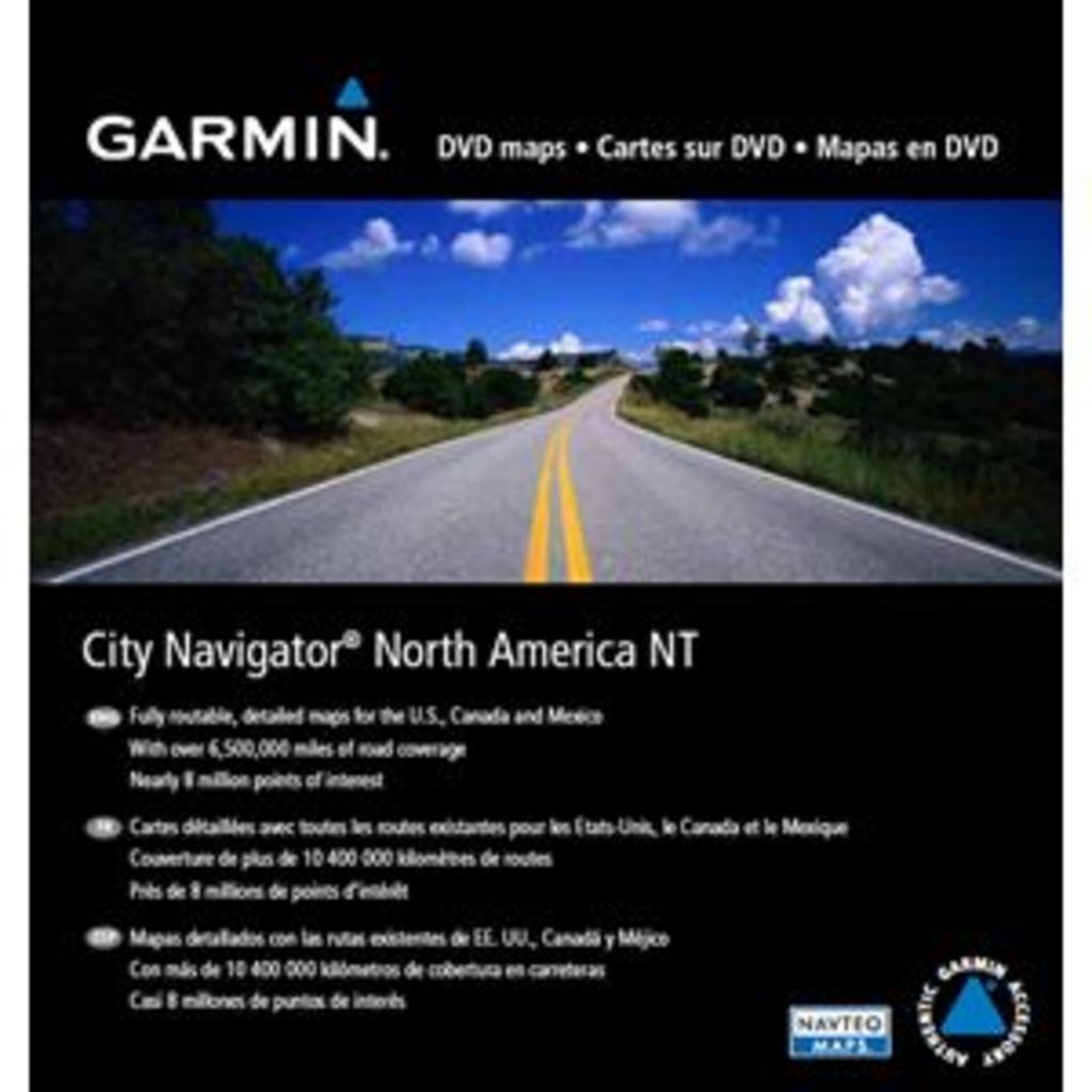 Garmin City Navigator North America NT microSD card for GPS navigation