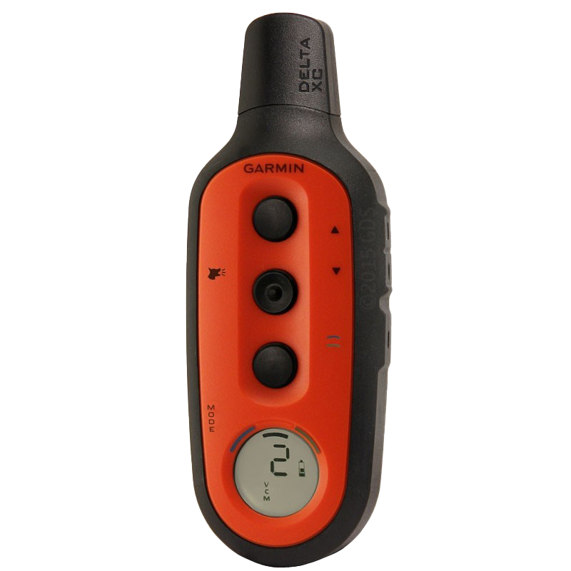 Garmin Delta Upland XC handheld dog training device, certified refurbished, orange/black.