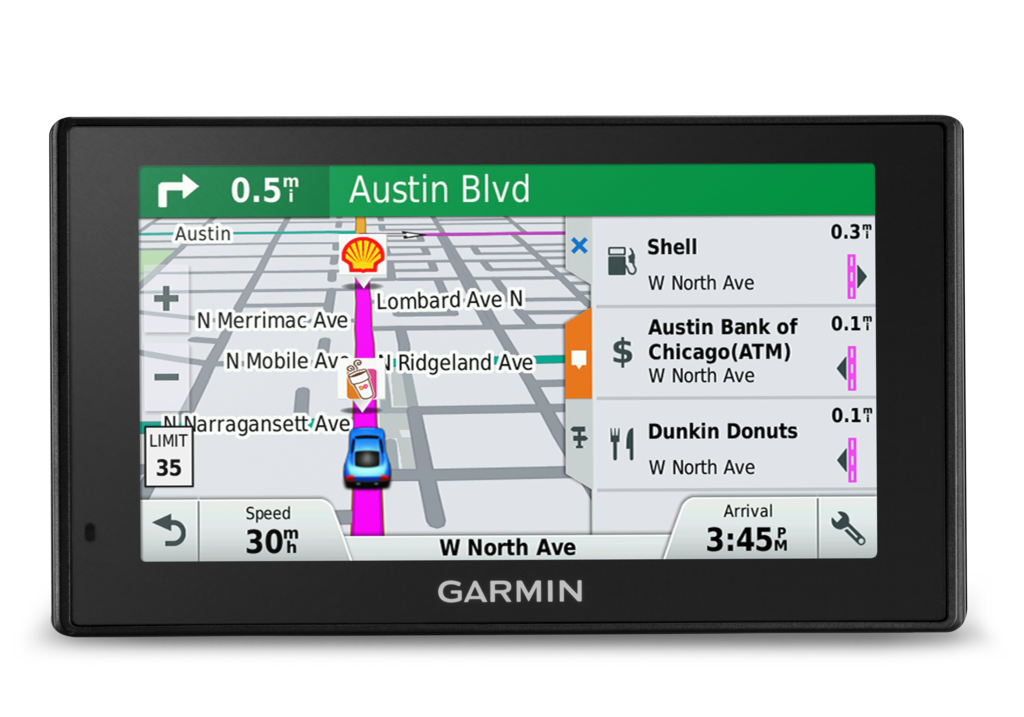 Garmin DriveSmart 70LMT 7-inch GPS navigator, refurbished with North America maps