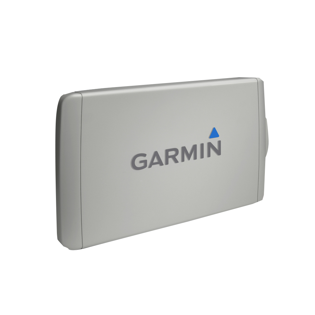 Garmin ECHOMAP 7-inch protective cover, gray with Garmin logo