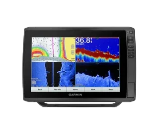 Garmin ECHOMAP Ultra 126sv marine chartplotter with color sonar display.