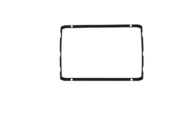 Garmin 10-inch flush mount kit bezel frame in black for marine electronics