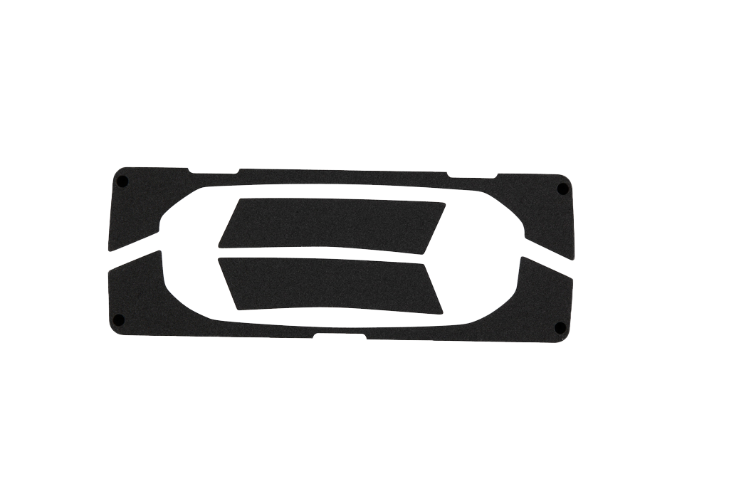 Garmin flush mount kit for EchoMAP - black mounting plate for marine electronics