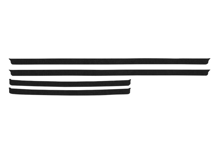 Garmin flush mount kit for GPSMAP 7x07; black plastic mounting rails set for marine electronics