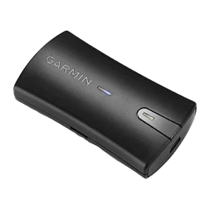 Garmin GLO 2 GPS & GLONASS receiver, black compact Garmin-branded device with blue LED