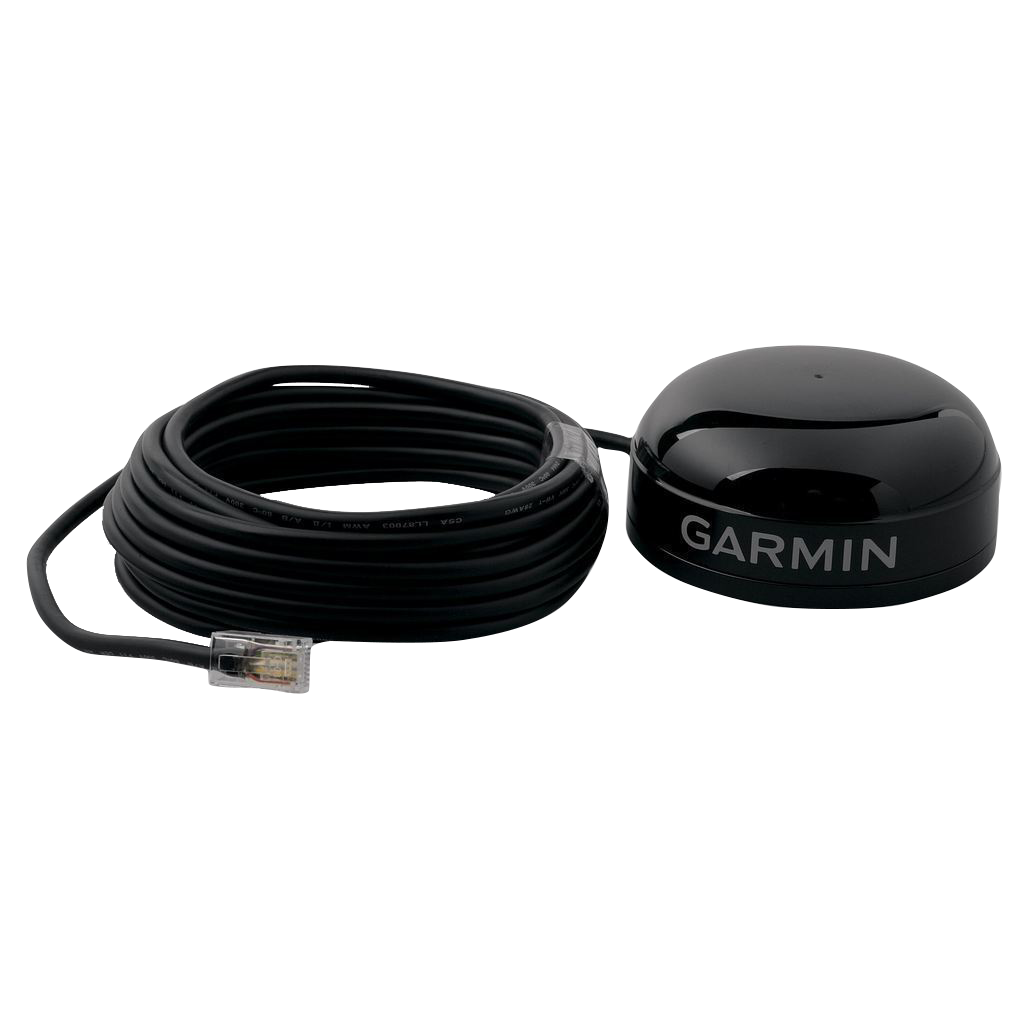 Garmin GPS 16x LVS sensor with long coiled cable and dome antenna