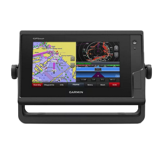 Garmin GPSMAP 742 marine chartplotter with color touchscreen display
