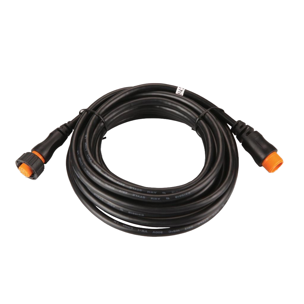 Garmin GRF 10 extension cable, 5m, black with orange connector ends