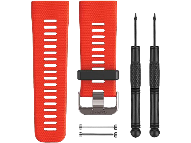 Garmin Lava Red band for Vivoactive HR with screws and two screwdrivers