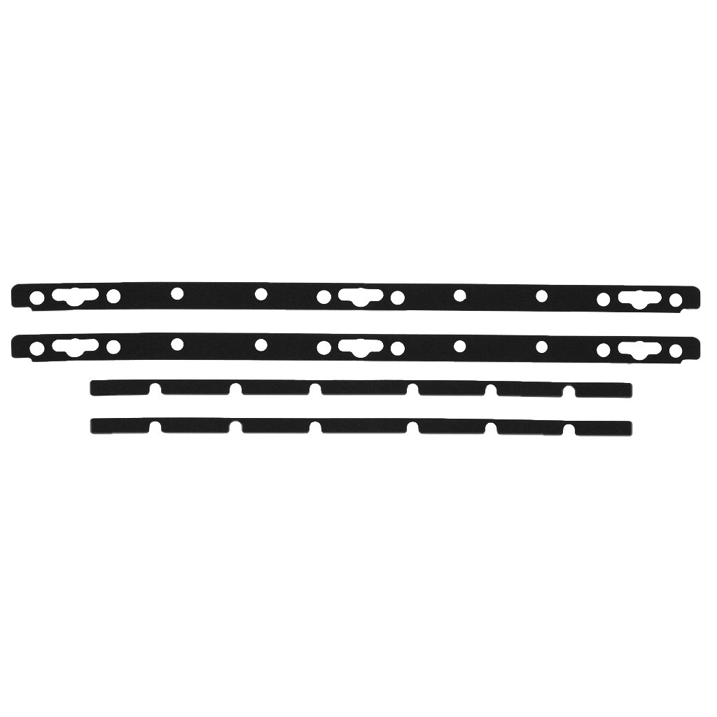 Garmin mounting gasket set for GMM 150 with four black gasket strips.