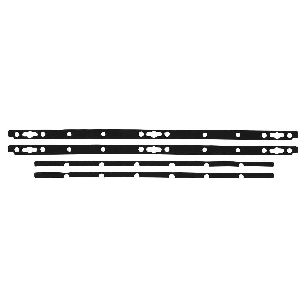 Garmin mounting gasket set for GMM 190, black five-piece gasket kit