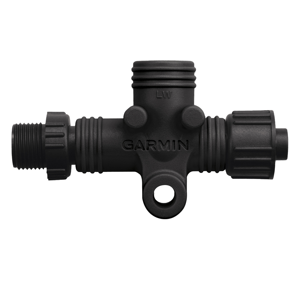Garmin NMEA 2000 Inline Terminator (010-11096-00), black plastic marine electronics accessory for NMEA 2000 networks