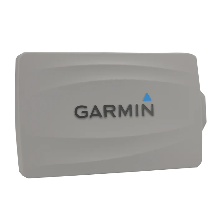 Protective cover for Garmin GPSMAP 800 Series; white plastic case with Garmin logo