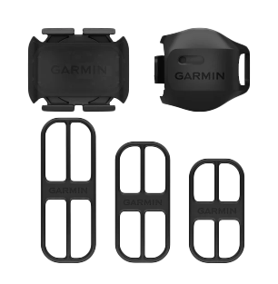 Garmin Speed Sensor 2 and Cadence Sensor 2 bundle with two sensors and three mounting clips, black