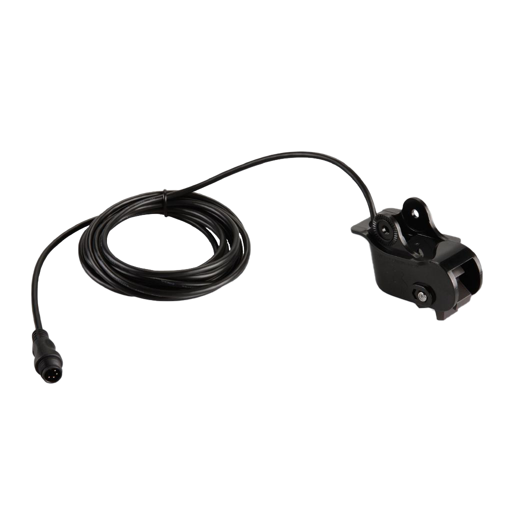 Garmin Speed Sensor 7-pin compatible with GST 10, black with mounting bracket and long coiled cable