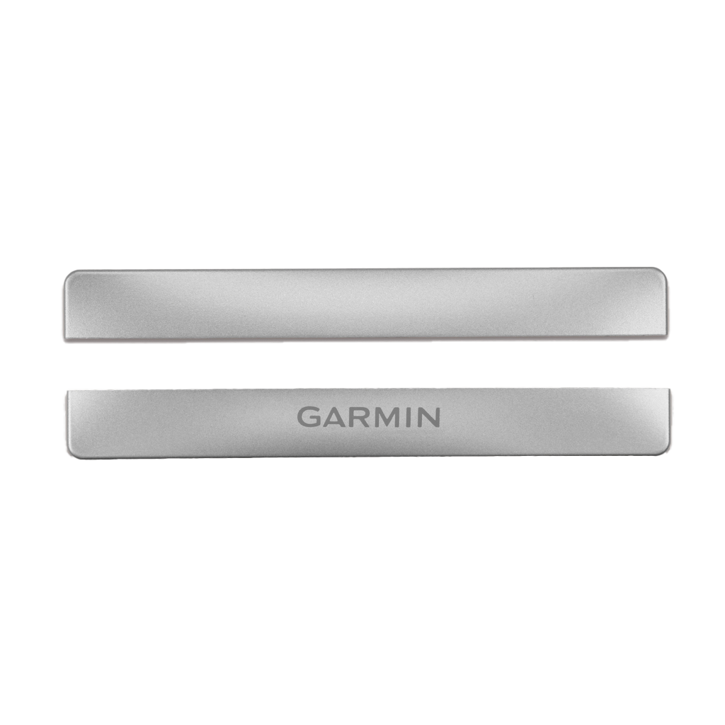 Garmin top and bottom snap covers, silver, set of 2 for active speaker