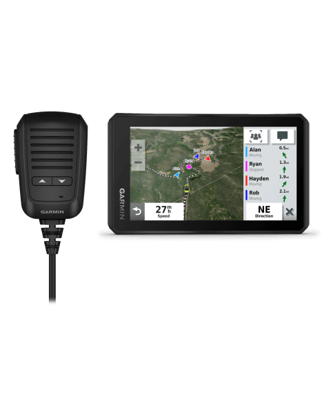 Garmin Tread Powersport GPS with Ride Radio, black handheld navigation system (certified refurbished)
