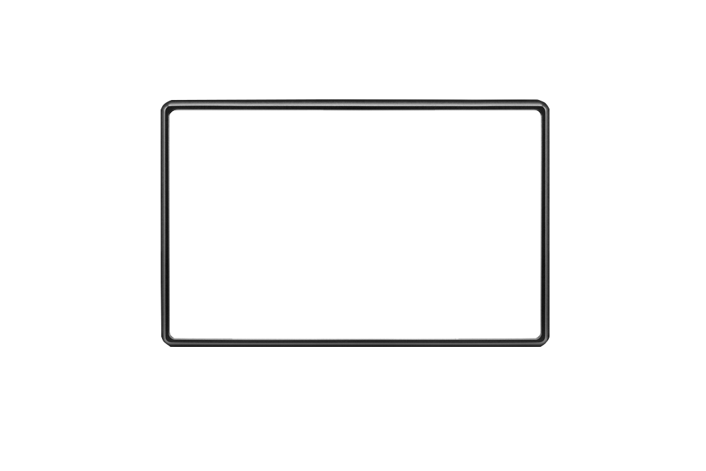 Garmin GNX 120 trim snap piece cover bezel in black