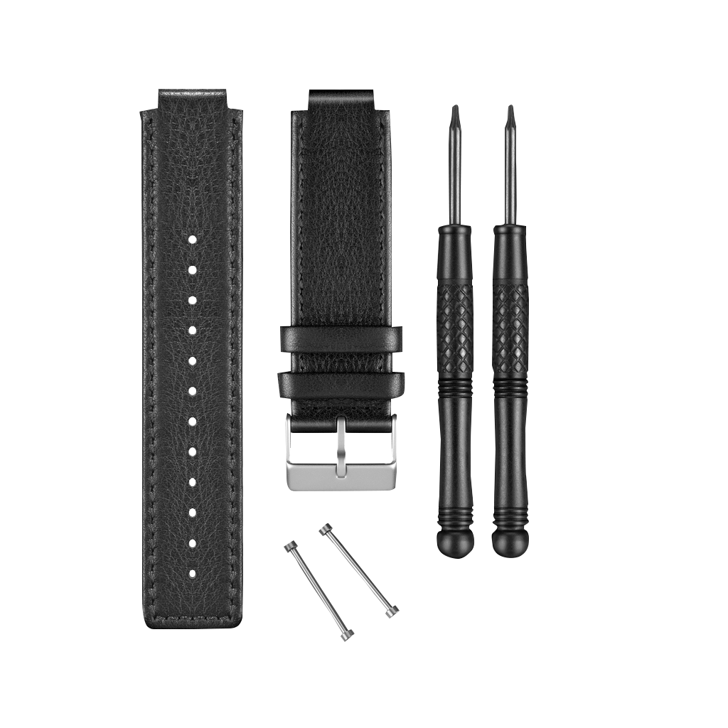 Garmin Vivoactive Black Leather Band (010-12157-07) by Garmin