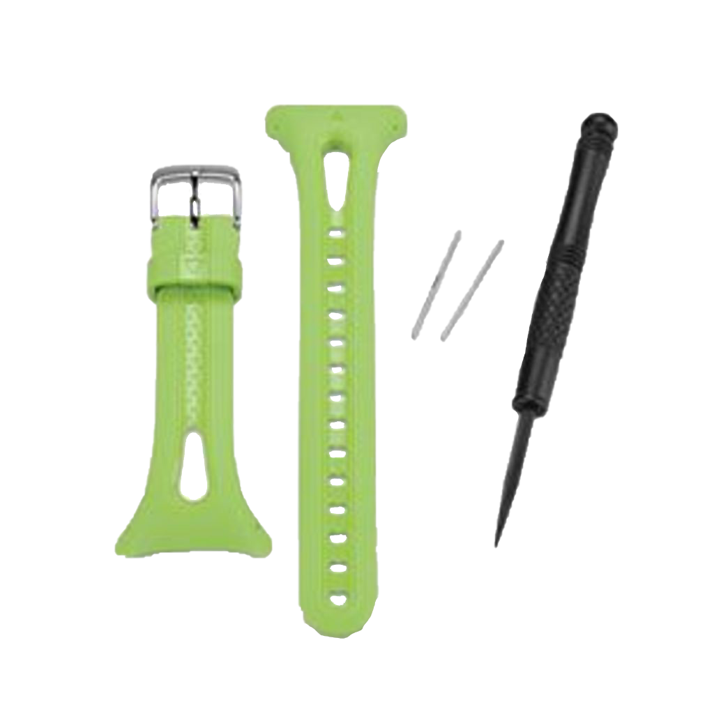 Garmin watch bands green set (2 bands) with spare pins and screwdriver