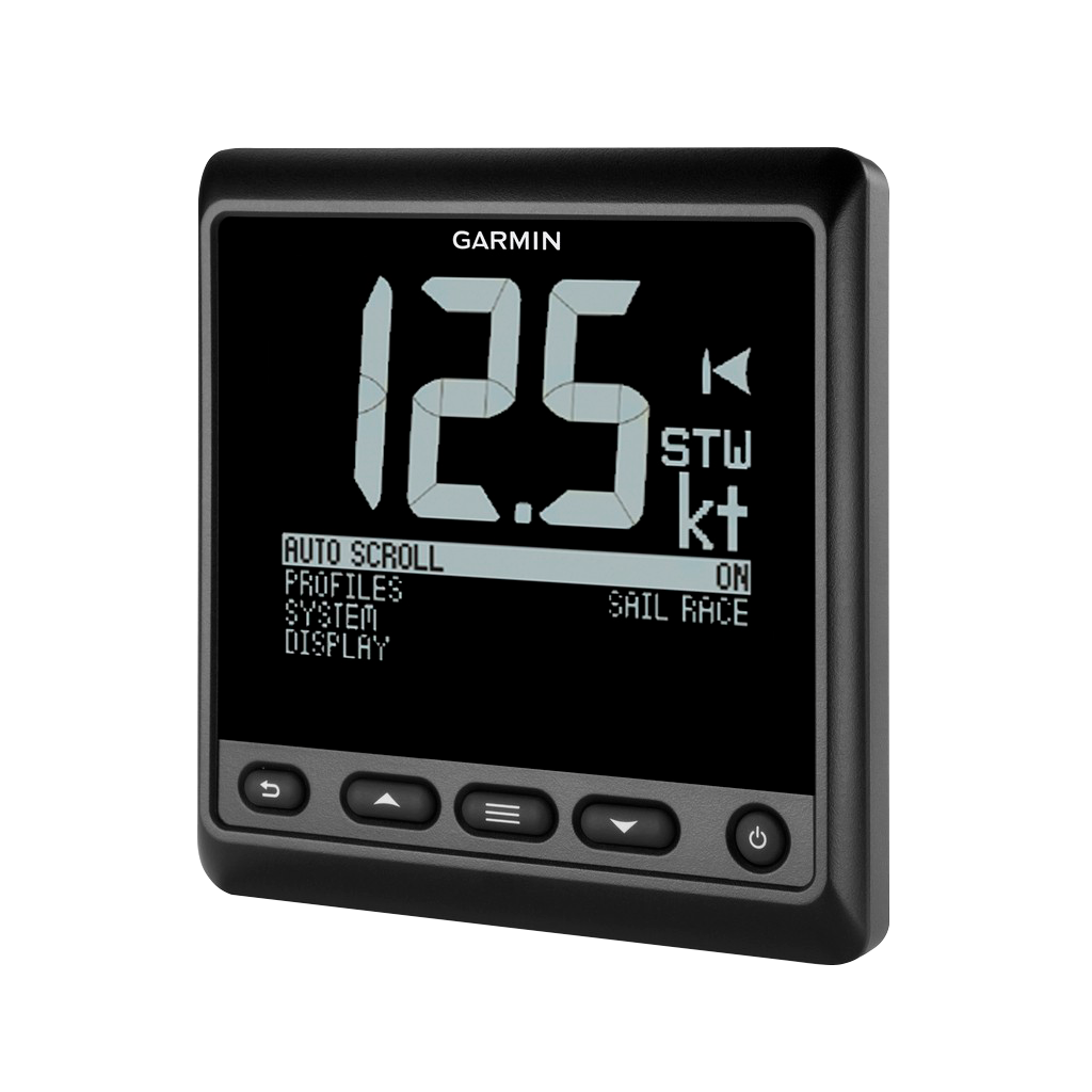 Garmin GNX 20 marine instrument display (010-01142-00) with black bezel and large digital screen