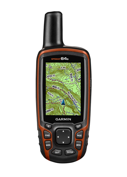 Garmin GPSMAP 64s, Handheld Outdoor/Trail GPS with TOPO Maps (Garmin Certified Refurbished) by Garmin