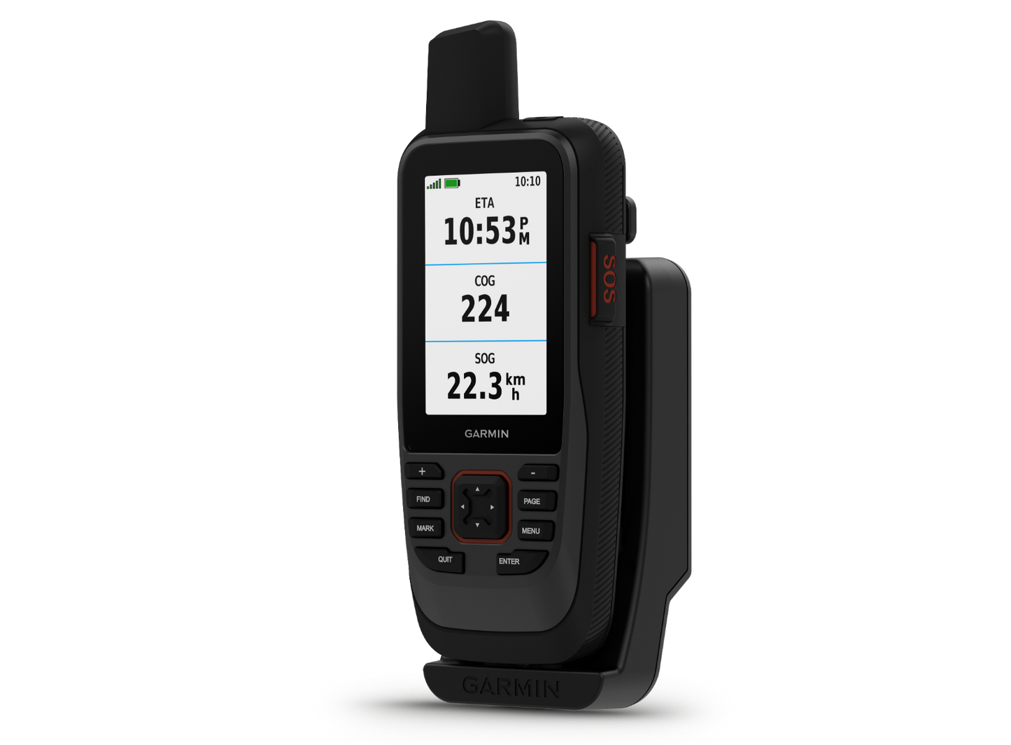 Garmin GPSMAP 86Sci marine handheld GPS navigator, certified refurbished, with red SOS button
