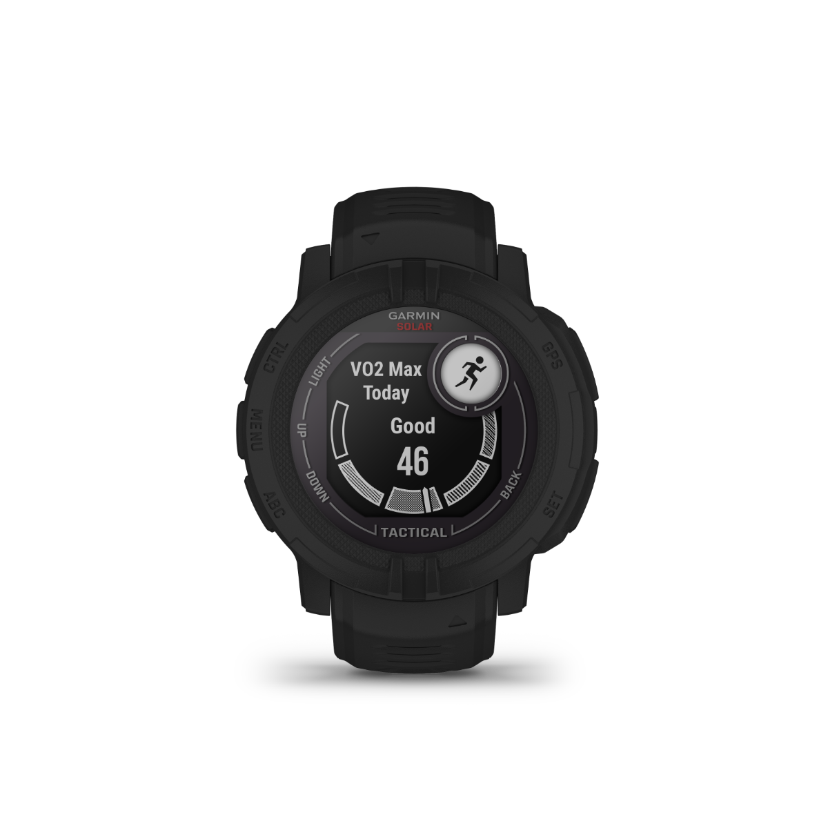 Garmin Instinct 2 Solar Tactical Edition smartwatch, black, rugged GPS fitness watch